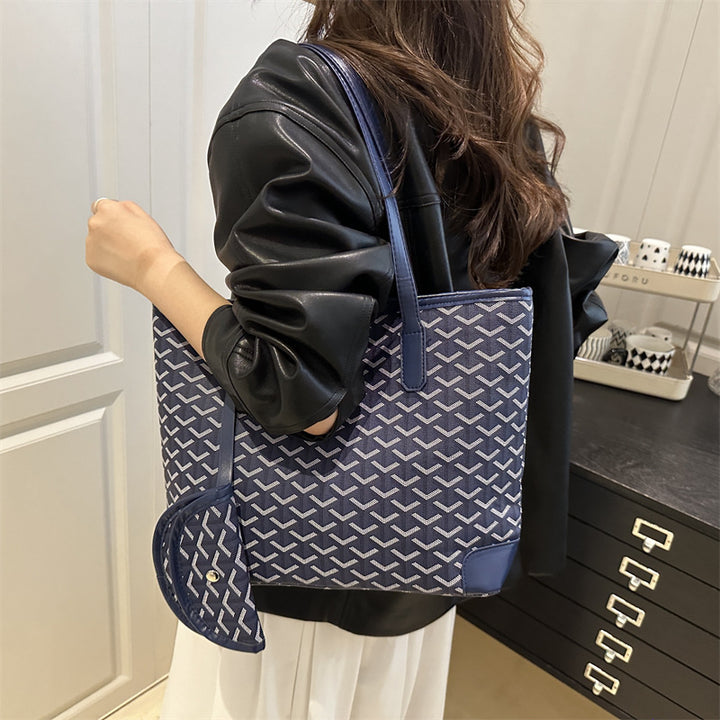 Damen Shopper-Tasche mit praktischer Innentasche und modernem Design Nord Taschen