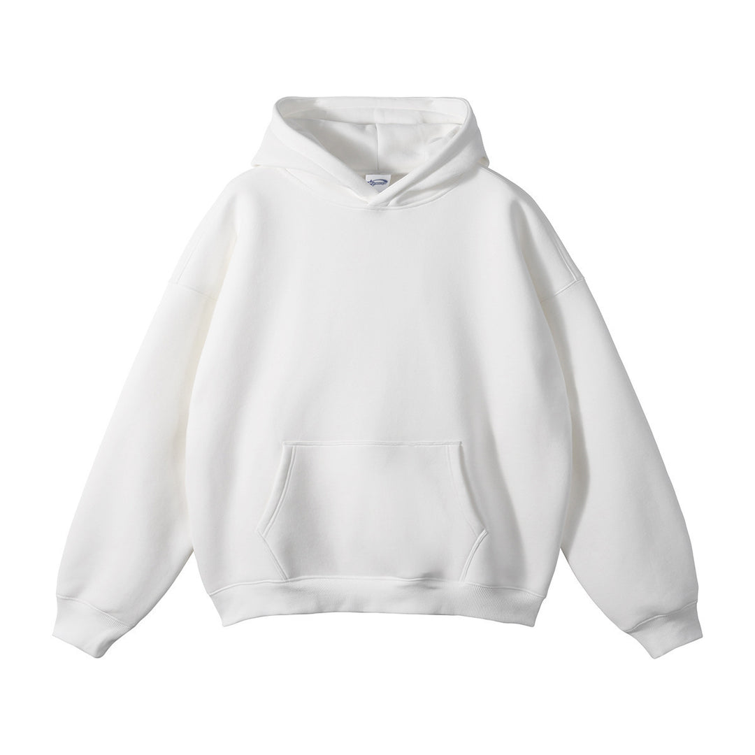 Unisex nan weit geschnittener Kapuzenpullover aus Bio-Baumwolle mit Kängurutasche Nord Taschen