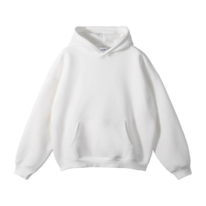 Unisex nan weit geschnittener Kapuzenpullover aus Bio-Baumwolle mit Kängurutasche Nord Taschen