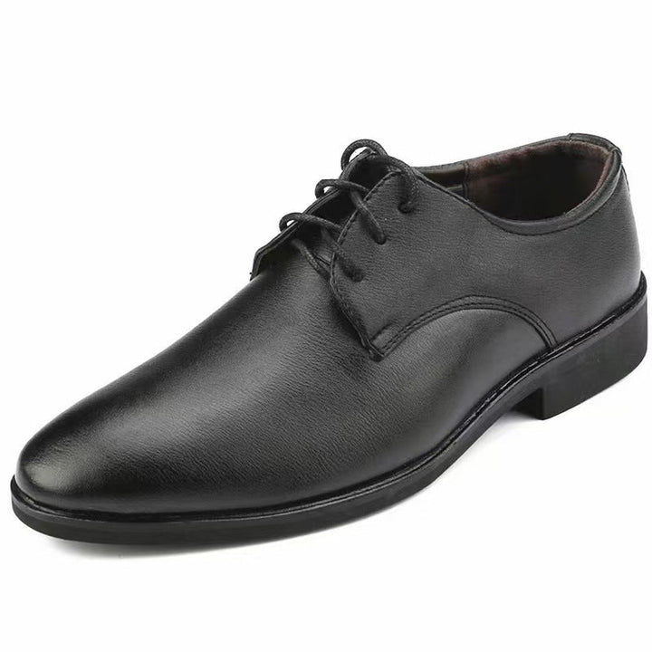 Herren Elegante Lederschnürschuhe mit rutschfester Sohle und komfortablem Innenfutter