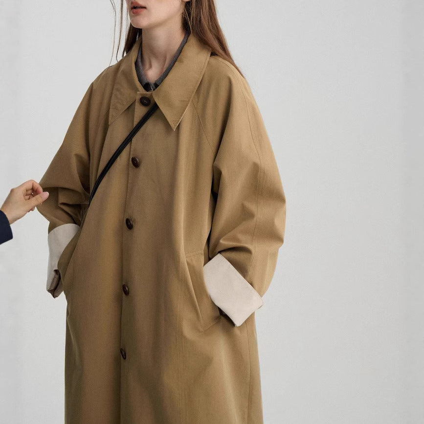 Damen Übergroßer City-Trenchcoat Nord Taschen