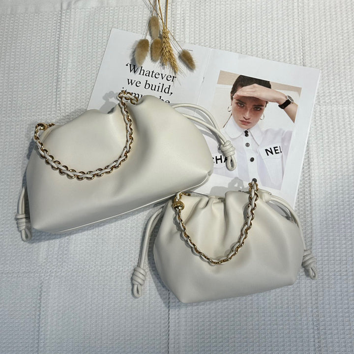 Damen modische Beuteltasche mit künstlerischem Kettenhenkel Nord Taschen