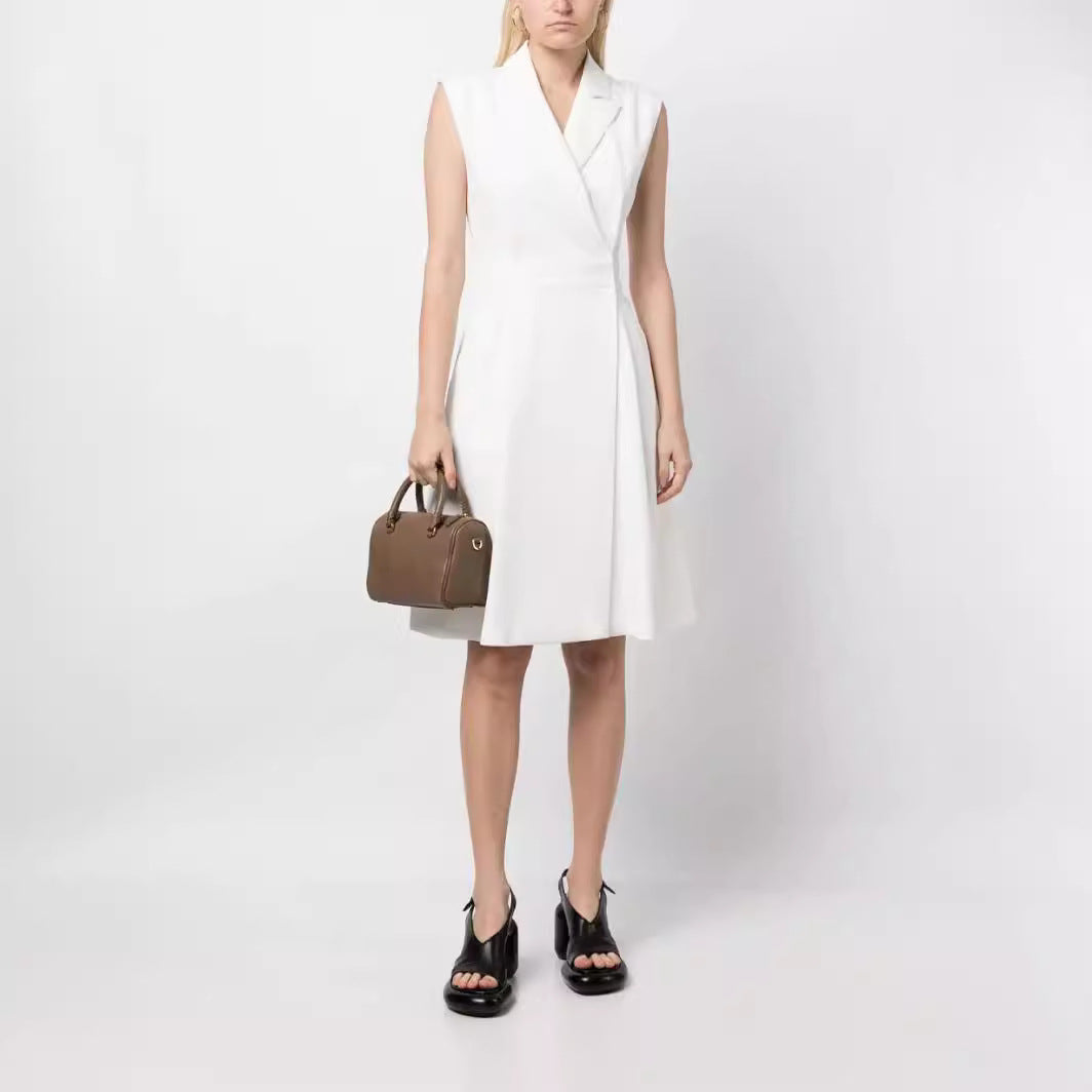 Damen Ärmeloses Blazerkleid mit tailliertem A‑Linien‑Schnitt Nord Taschen