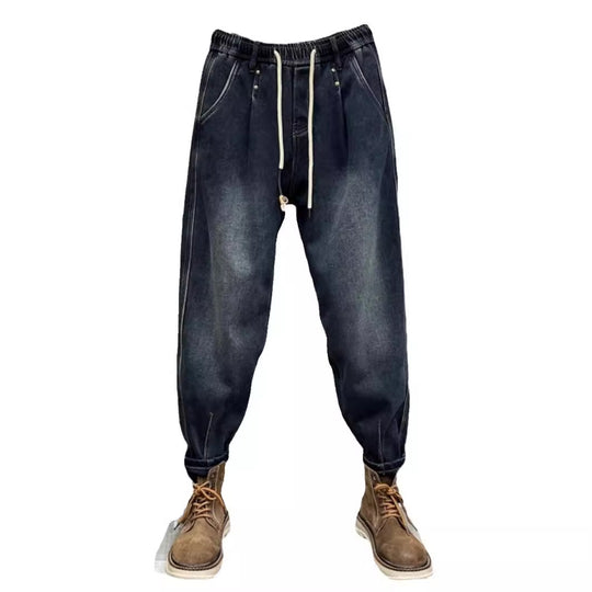 Herren Modische Ripped Jeans mit kreativen Patches Nord Taschen 1788342395