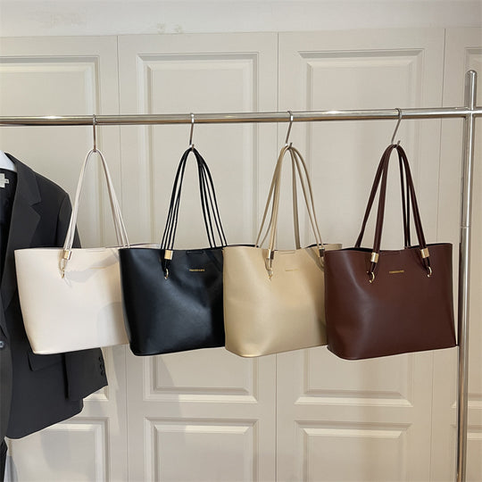 Damen elegante Shopper-Tasche mit goldenen Akzenten Nord Taschen
