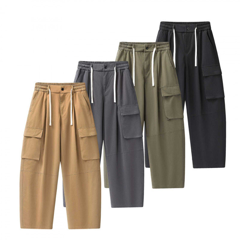 Unisex Baggy‑Cargo‑Hose mit elastischem Bund, Tunnelzug und großen Pattentaschen Nord Taschen