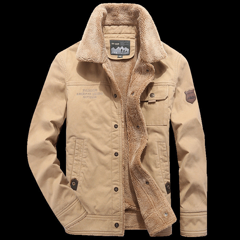 Herren Robuste Outdoor-Jacke mit Fleece-Innenfutter Nord Taschen