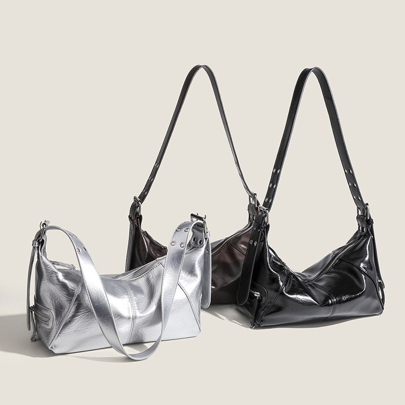 Damen Umhängetasche mit elegantem und modernem Faltendesign Nord Taschen