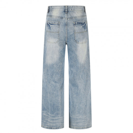 Damen Kurz geschnittene High‑Waist Culotte-Jeans mit weitem Bein, Retro‑Wash und softer Denimqualität Nord Taschen