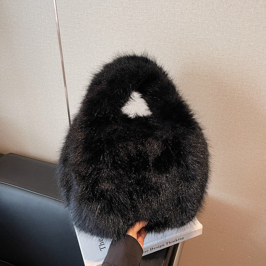Damen stylische und flauschige Umhängetasche Nord Taschen