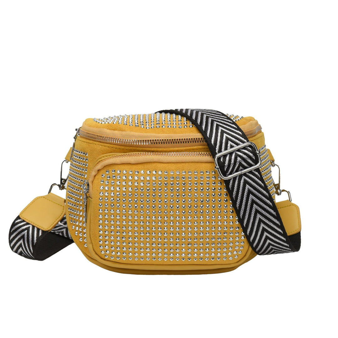 Damen modische Umhängetasche mit funkelnden Strassdetails Nord Taschen