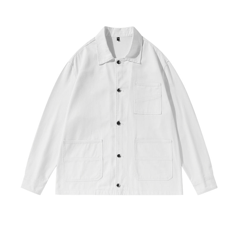Unisex Oversize-Arbeitsjacke im Overshirt‑Stil aus Canvas mit aufgesetzten Taschen Nord Taschen