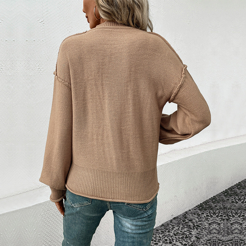 Damen Modischer Pullover mit praktischem Taschen-Design Nord Taschen
