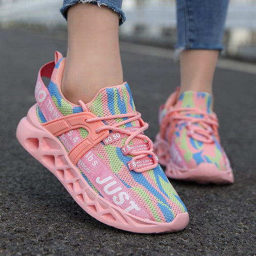Damen Sportliche Luftpolster Sneakers mit atmungsaktivem Obermaterial Nord Taschen