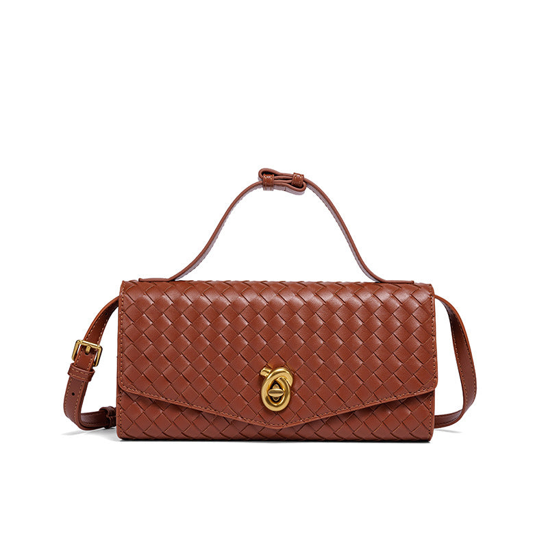 Damen Umhängetasche mit kunstvoll geflochtenem Design Nord Taschen