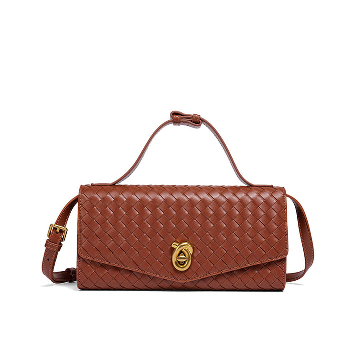 Damen Umhängetasche mit kunstvoll geflochtenem Design Nord Taschen