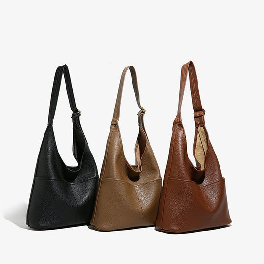 Damen praktische Hobo-Tasche aus geschmeidigem Leder Nord Taschen