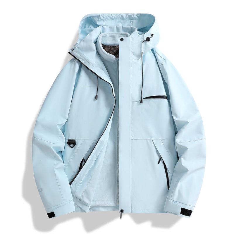 Herren Urban-Softshelljacke mit abgedichteten Nähten, verstellbarer Kapuze und minimalistischen Taschen Nord Taschen