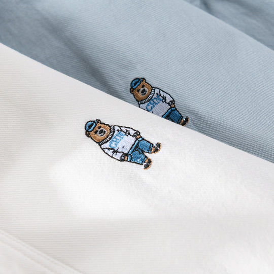 Herren Leichtes Hemd-Overshirt aus Baumwolltwill mit kleiner Figurenstickerei und kastigem Schnitt Nord Taschen