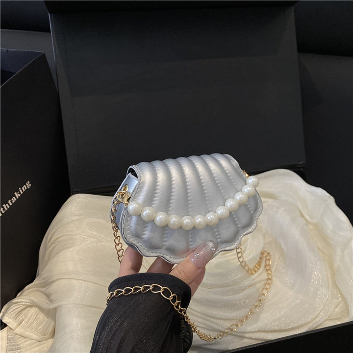 Damen elegante Umhängetasche mit Perlenakzenten Nord Taschen