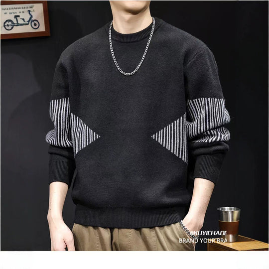 Herren Strickpullover Nord Taschen