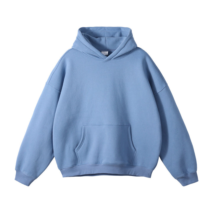 Unisex nan weit geschnittener Kapuzenpullover aus Bio-Baumwolle mit Kängurutasche Nord Taschen