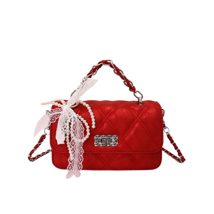 Damen edle Handtasche im modernen Steppdesign Nord Taschen