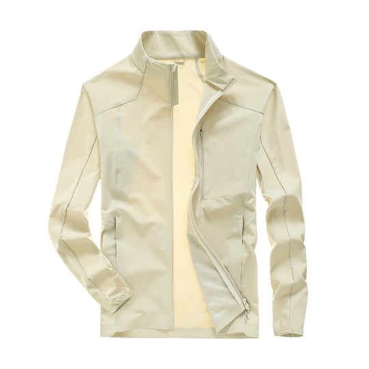 Herren Technische Softshell-Jacke mit hohem Stehkragen, atmungsaktiver Membran & minimalistischen Reißverschlusstaschen Nord Taschen