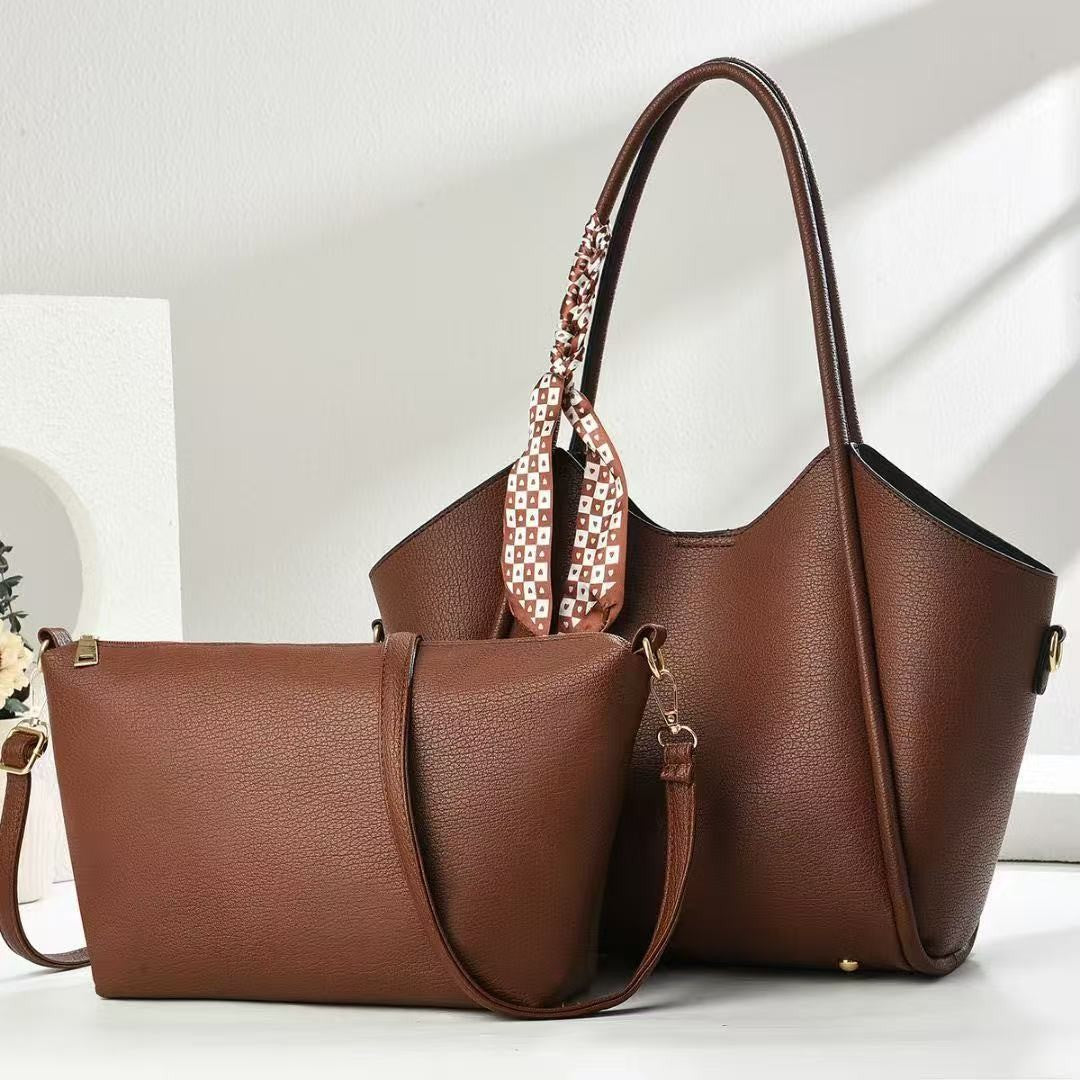 Damen modische Shopper-Tasche mit abnehmbarer Clutch Nord Taschen