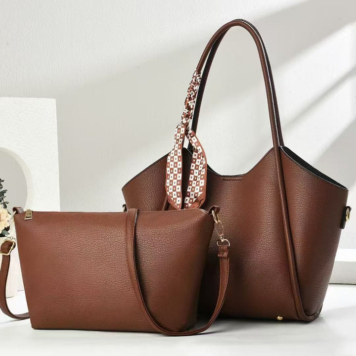 Damen modische Shopper-Tasche mit abnehmbarer Clutch Nord Taschen