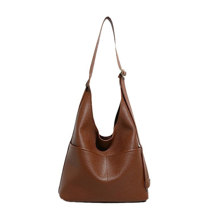 Damen praktische Hobo-Tasche aus geschmeidigem Leder Nord Taschen