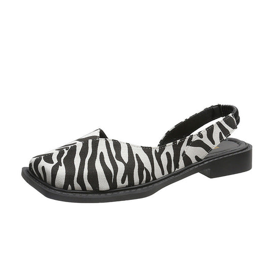 Damen Elegante Riemchen-Sandalen mit quadratischer Zehenpartie und flexibler Sohle