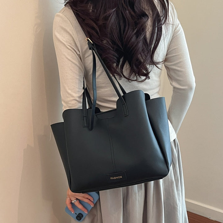 Damen stilvolle Hochformat-Handtasche mit verstellbarem Schulterriemen Nord Taschen