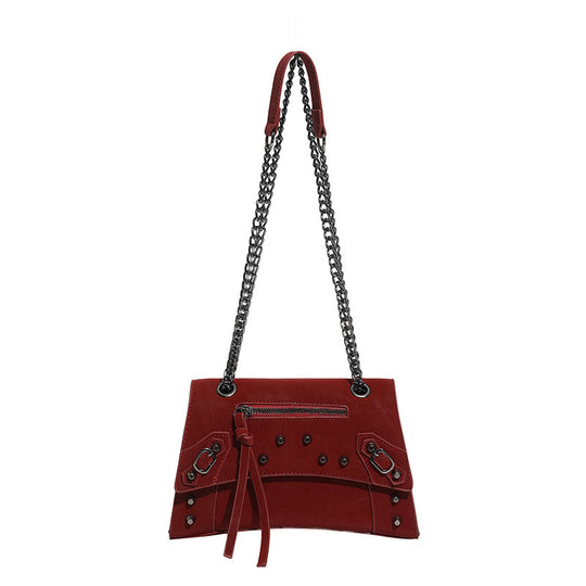 Damen Umhängetasche mit modischen Kettenakzenten und ausgefallenem Design Nord Taschen