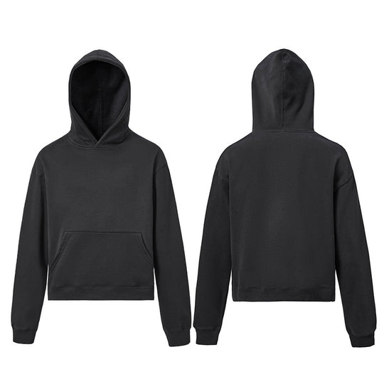 Unisex Kapuzenpullover aus Bio-Baumwoll-Fleece mit Kängurutasche und leicht verkürzter Passform Nord Taschen