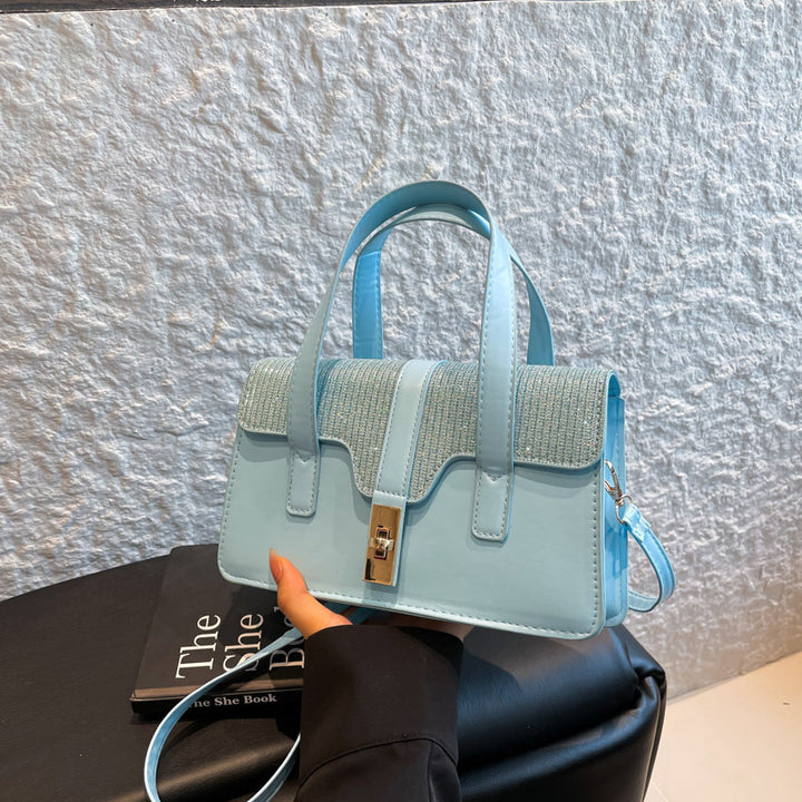 Damen elegante Handtasche mit funkelndem Obermaterial Nord Taschen
