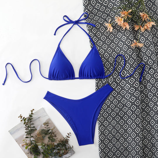 Damen Triangel-Bikini mit verstellbaren BindNord Taschenändern