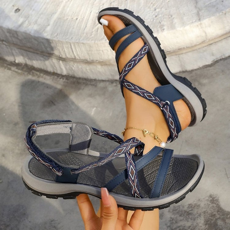 Damen Sportliche Sandalen mit ergonomischem Riemendesign und rutschfester Sohle