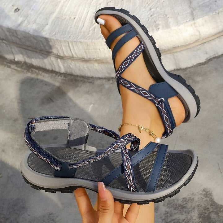 Damen Sportliche Sandalen mit ergonomischem Riemendesign und rutschfester Sohle