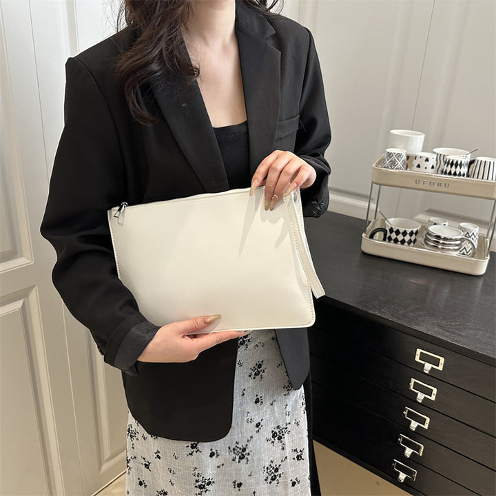 Damen elegante Clutch mit modernem Karo-Muster Nord Taschen