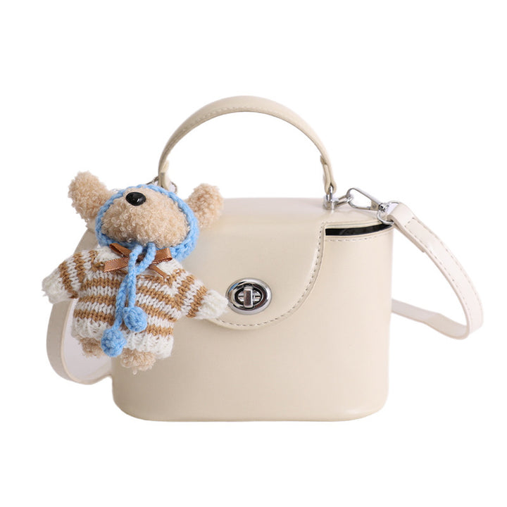 Damen Mini-Handtasche mit niedlichem Tieranhänger Nord Taschen