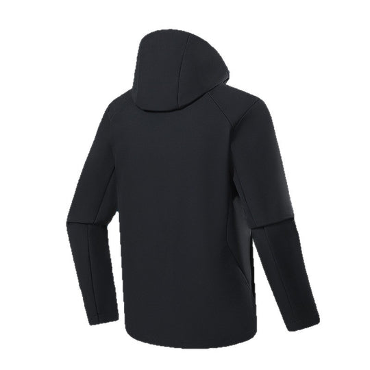Herren Atmungsaktive Softshell-Fleecejacke mit mehrlagiger Membran, ergonomischem Schnitt und verstellbarer Kapuze Nord Taschen