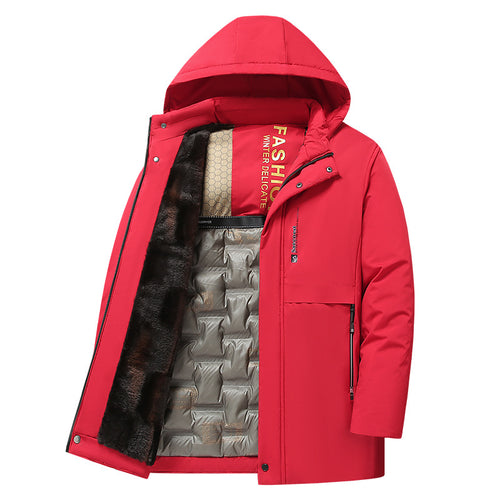 Herren Wasserabweisende Winterjacke Nord Taschen