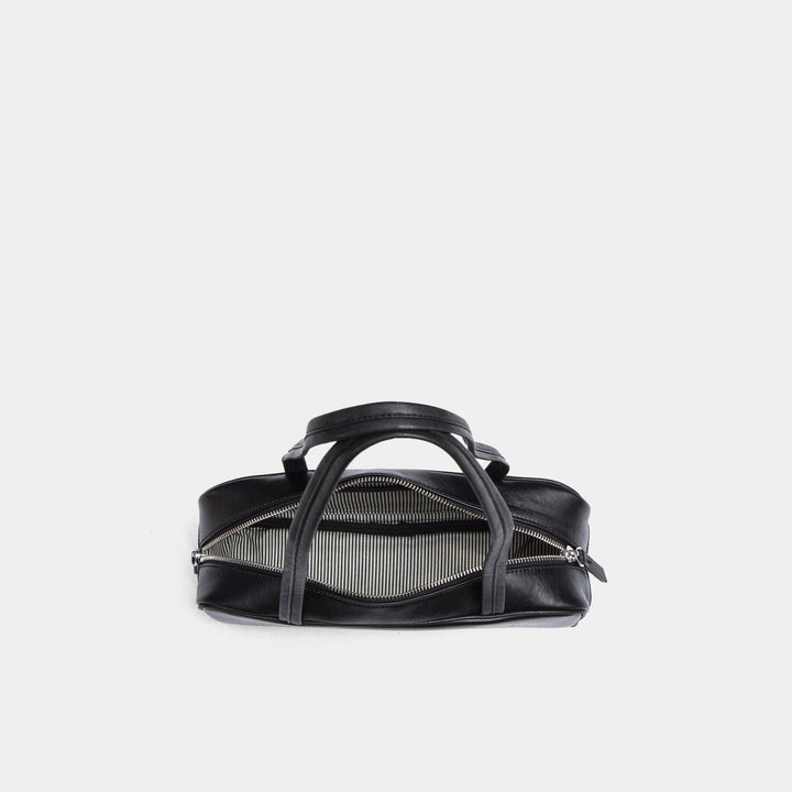 Damen praktische Handtasche im minimalistischen Design mit Reißverschluss Nord Taschen