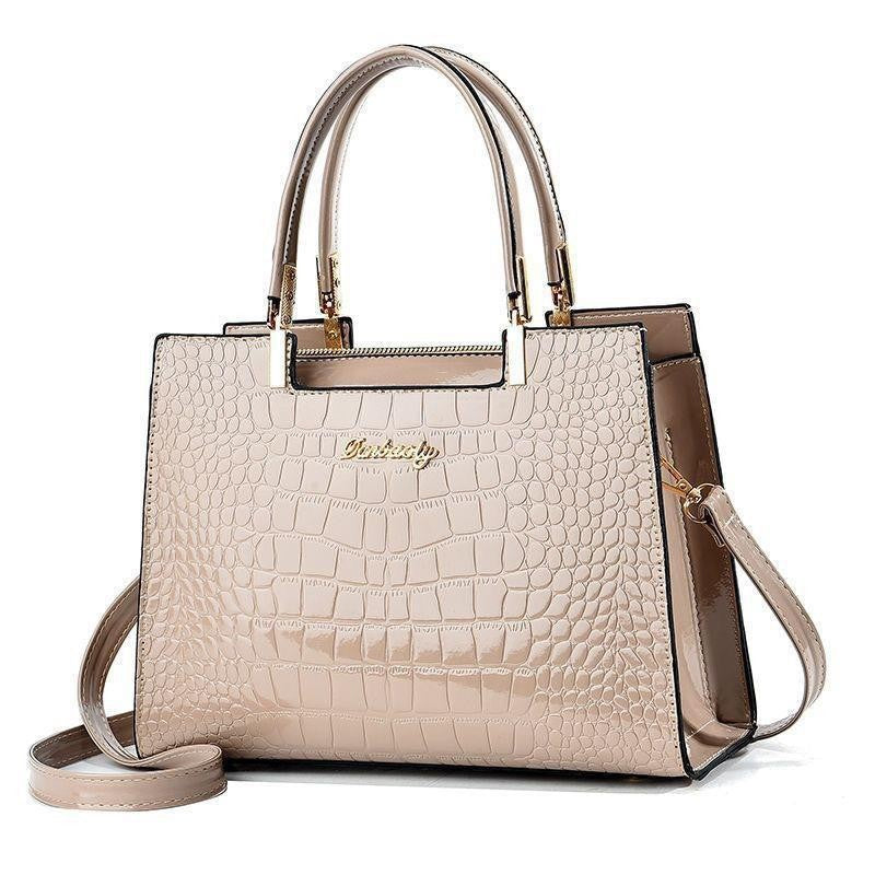 Damen elegante Handtasche im modernen Krokodilleder-Stil Nord Taschen