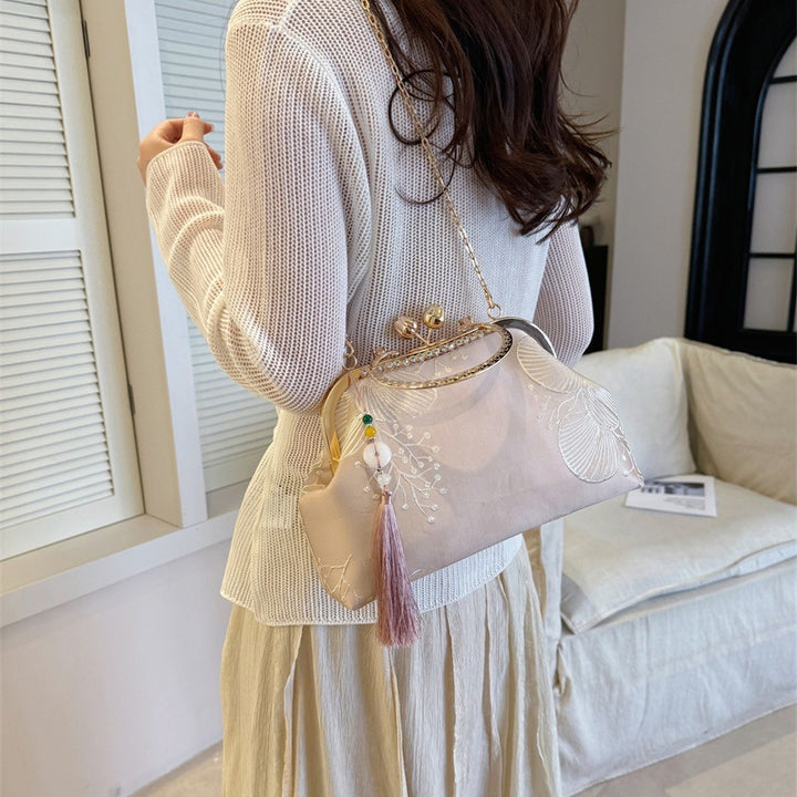 Damen elegante Clutch-Tasche mit hochwertigem Verzierrungsdesign Nord Taschen