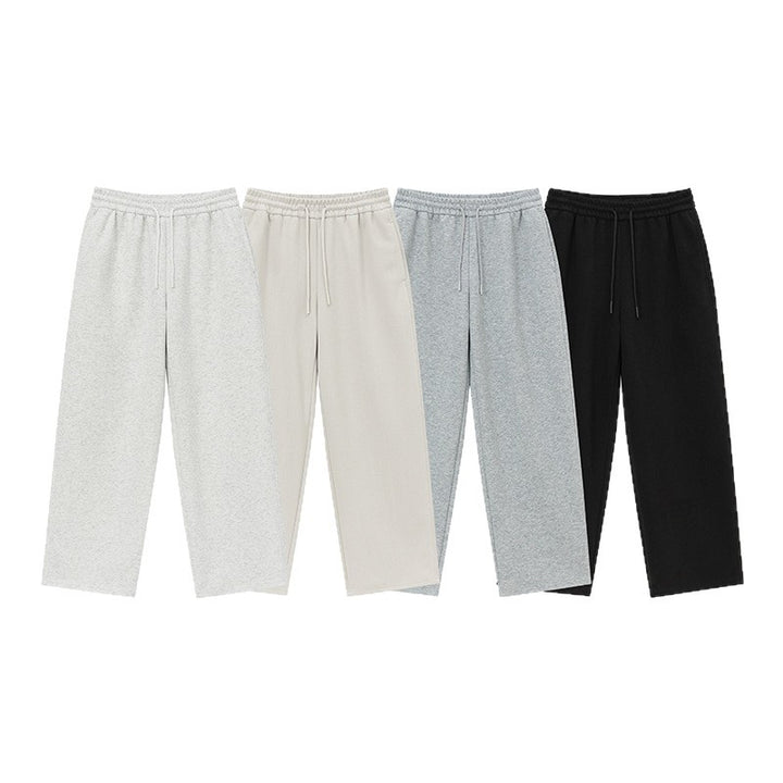 Unisex nan Relaxed-Fit Loungehose mit hohem Elastikbund, Kordelzug und geradem Bein Nord Taschen