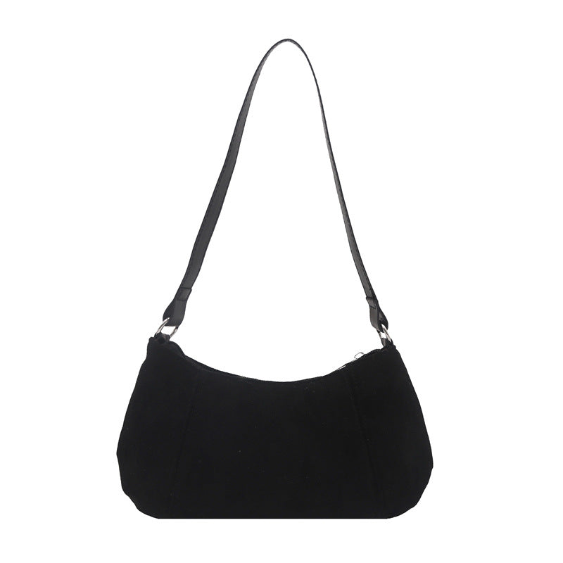 Damen Umhängetasche mit luxuriösem Wildleder-Finish und praktischem Schulterriemen Nord Taschen