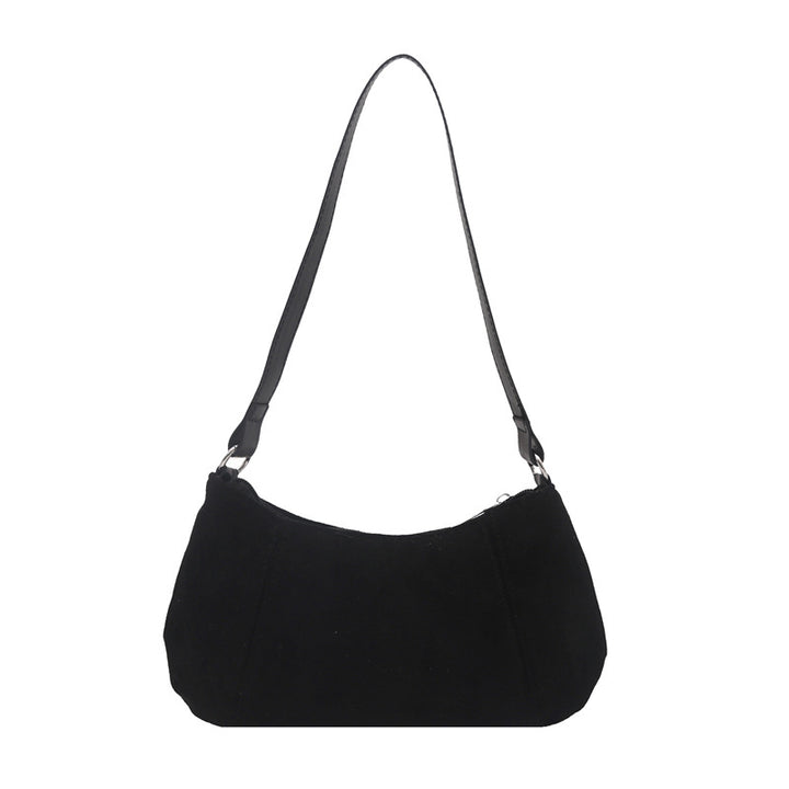 Damen Umhängetasche mit luxuriösem Wildleder-Finish und praktischem Schulterriemen Nord Taschen