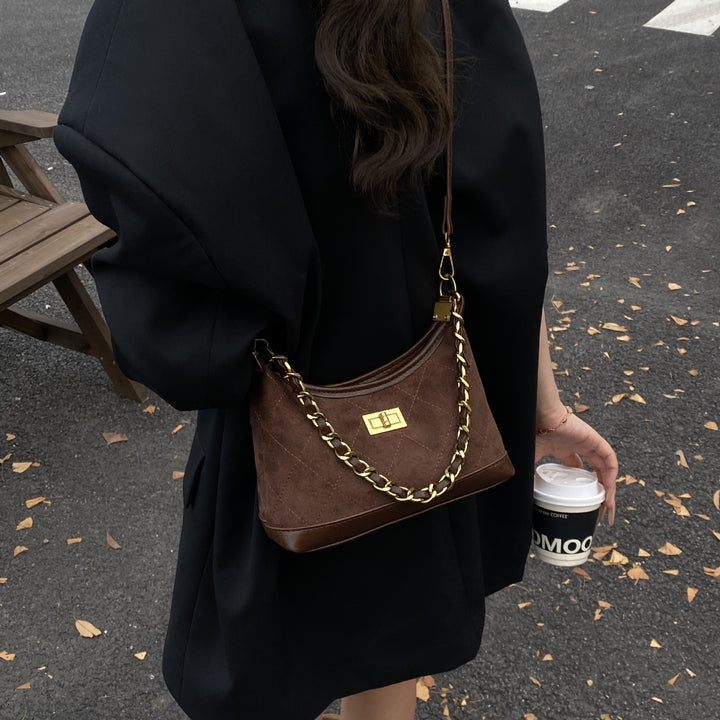 Damen modische Hobo-Tasche aus hochwertigem Wildleder Nord Taschen